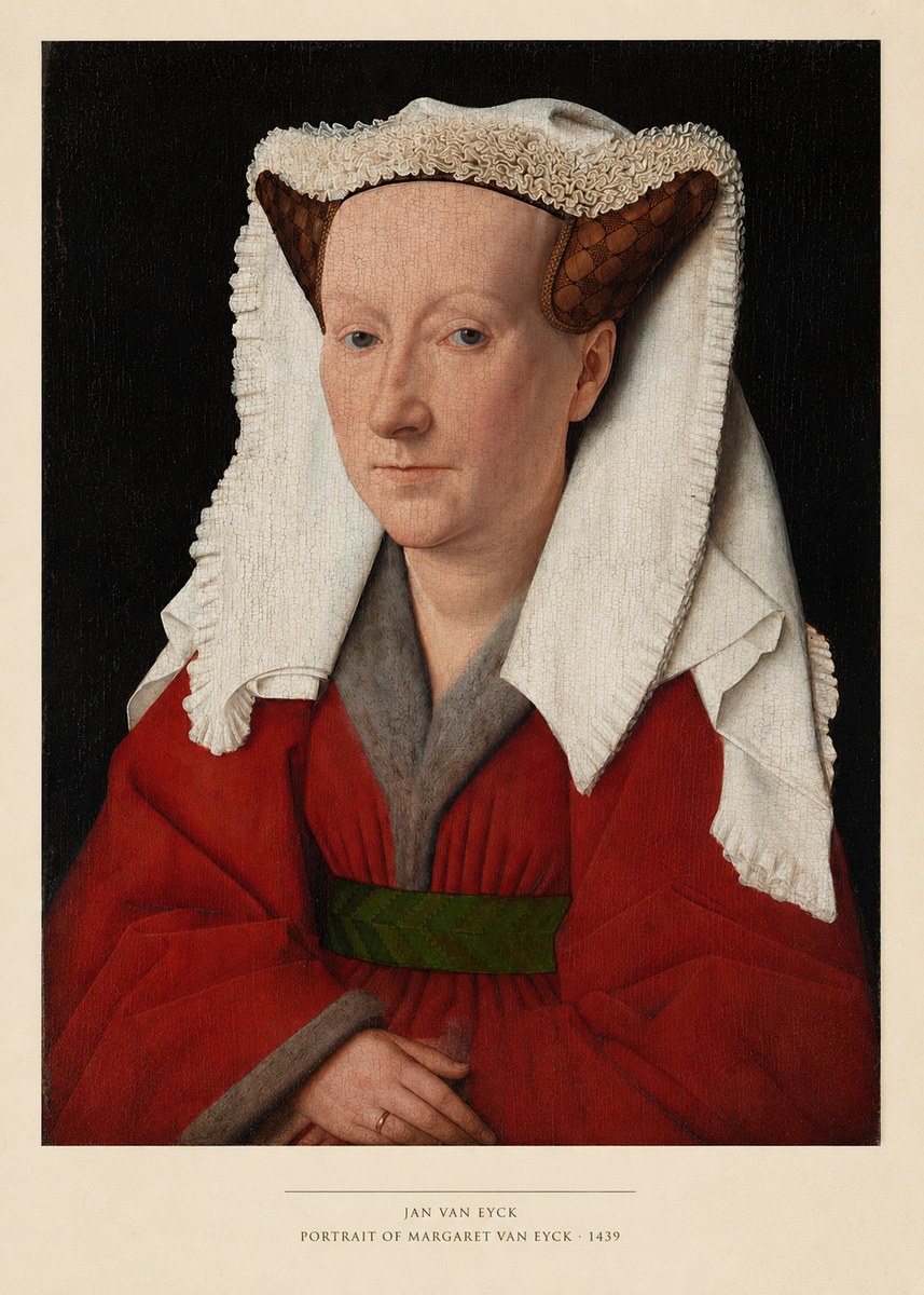 Jan van Eyck Portrait of Margaret Van Eyck II No4 - Poszter