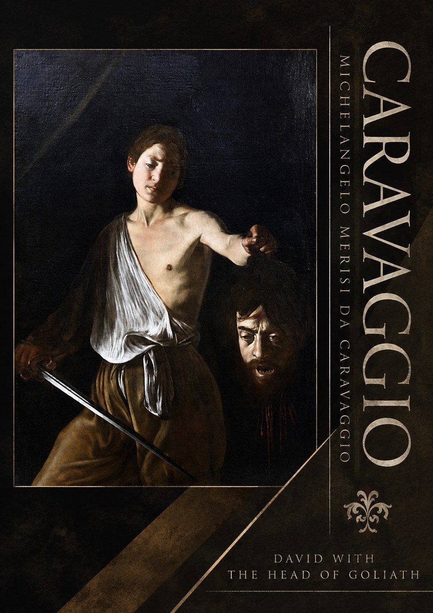 Michelangelo Merisi da Caravaggio David with the Head of Goliath II No6 - Poszter
