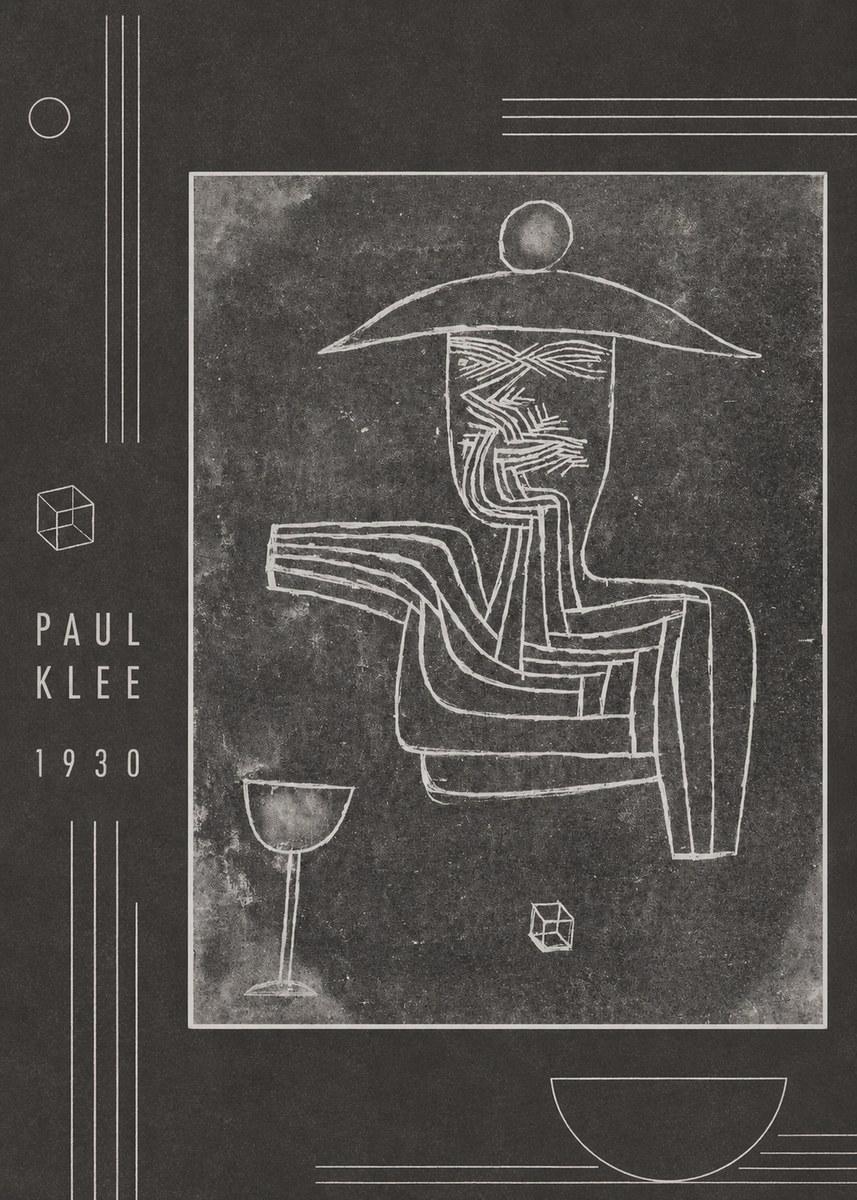 Paul Klee Figure of a Seer No2 - Poszter