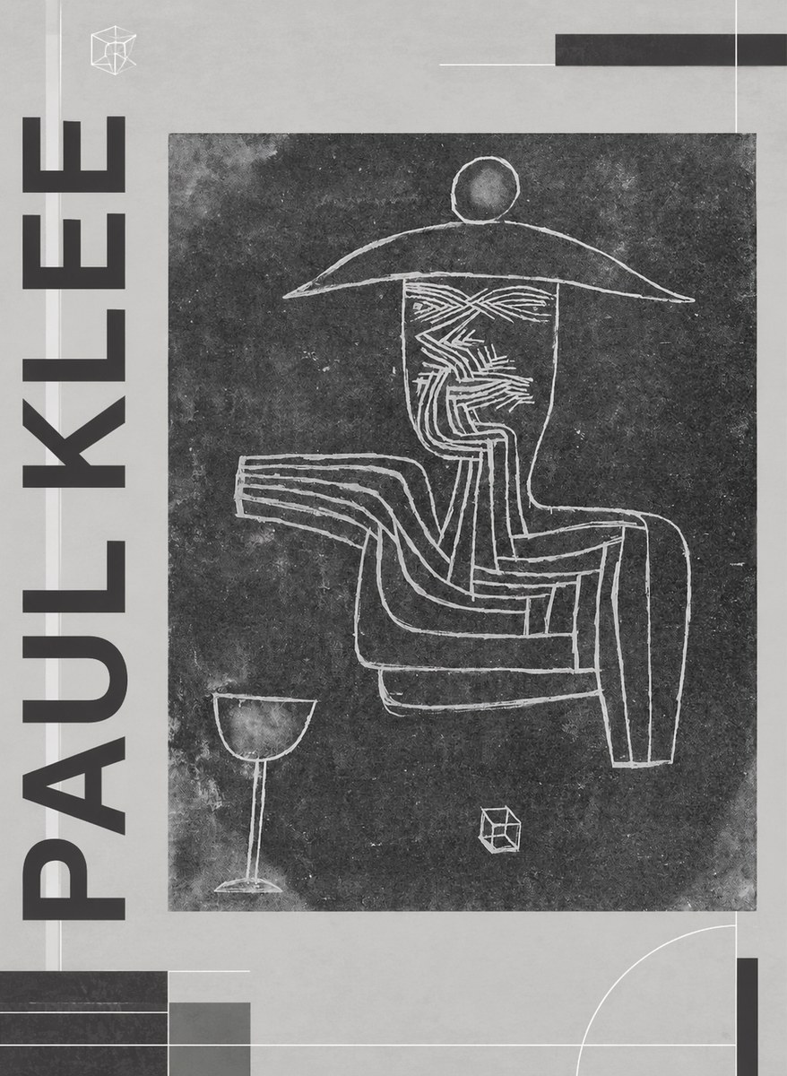 Paul Klee Figure of a Seer No5 - Poszter