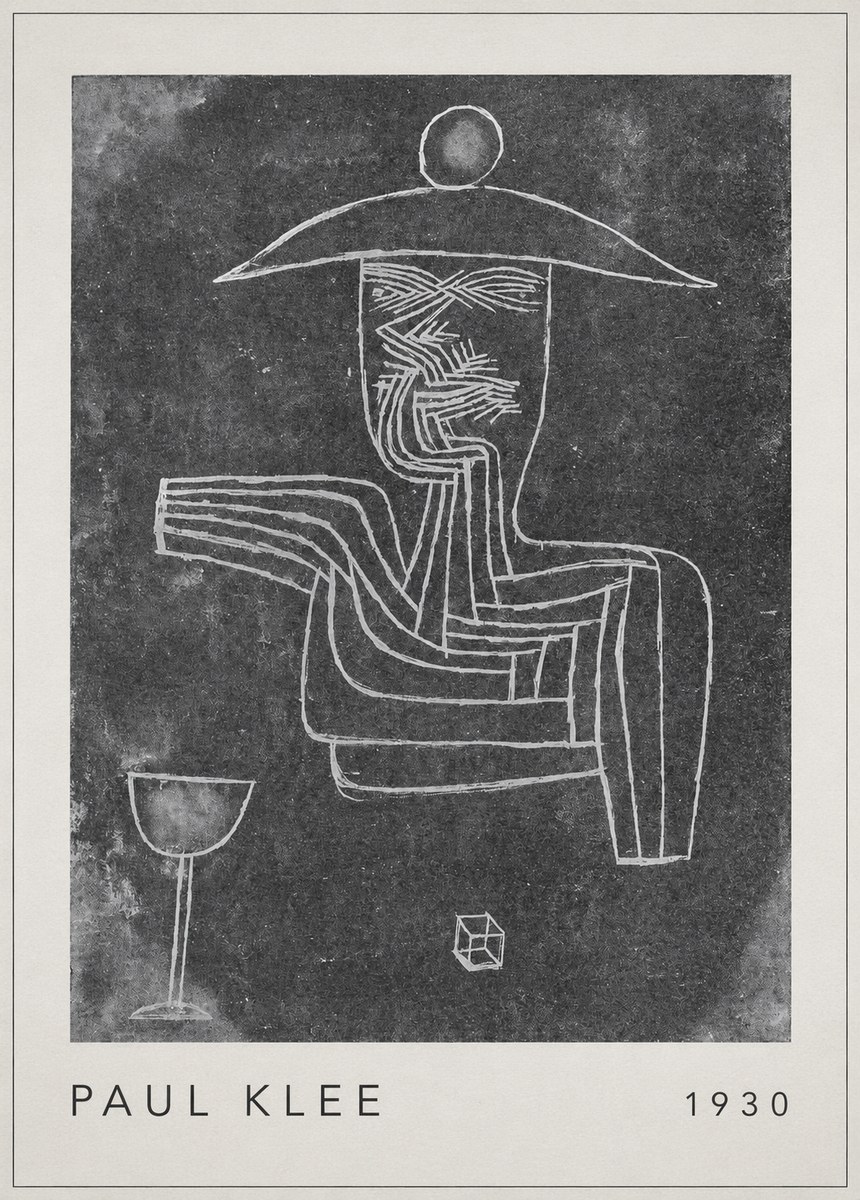 Paul Klee Figure of a Seer No6 - Poszter