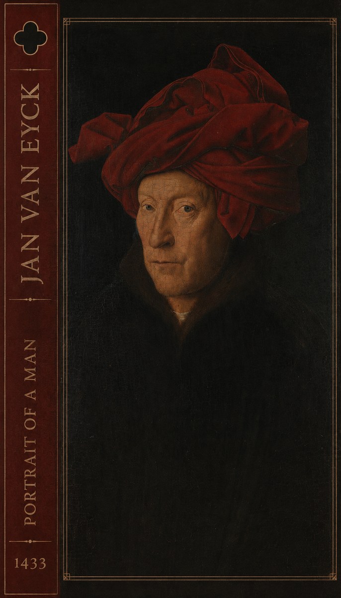 Jan van Eyck Portrait of a Man II No2 - Poszter