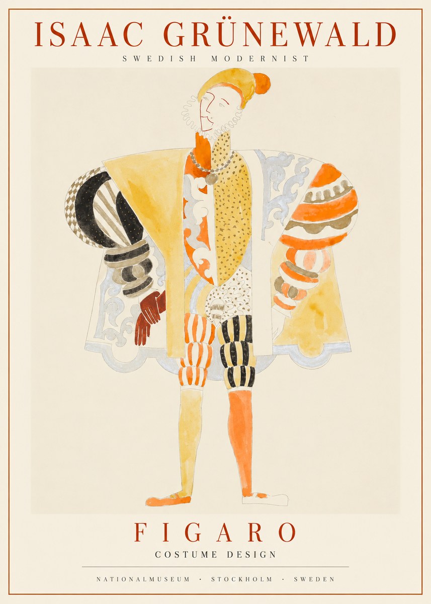 Isaac Grünewald Figaro I No1 - Poszter