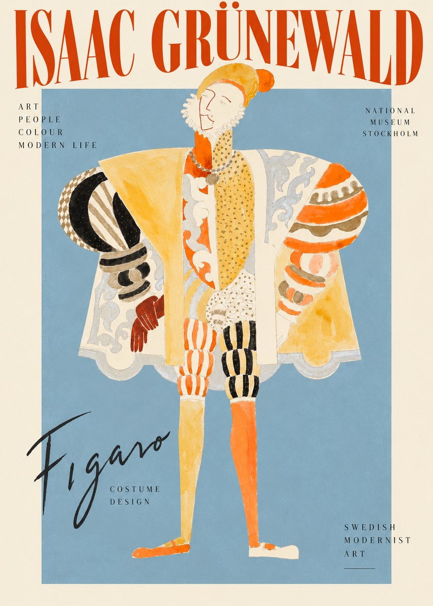 Isaac Grünewald Figaro I No3 - Poszter