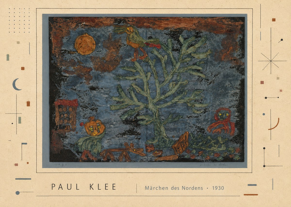 Paul Klee Märchen Des Nordens No2 - Poszter