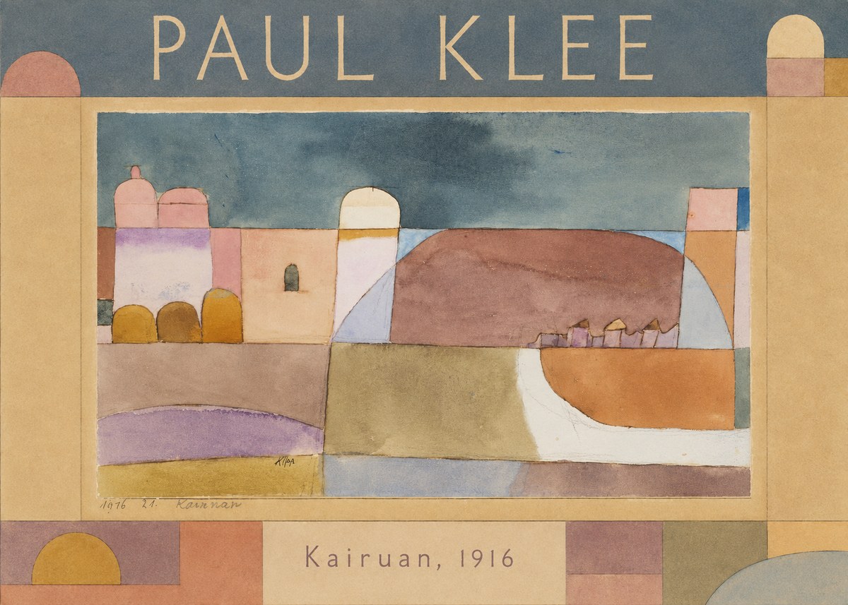 Paul Klee Kairuan, 1916 No3 - Poszter