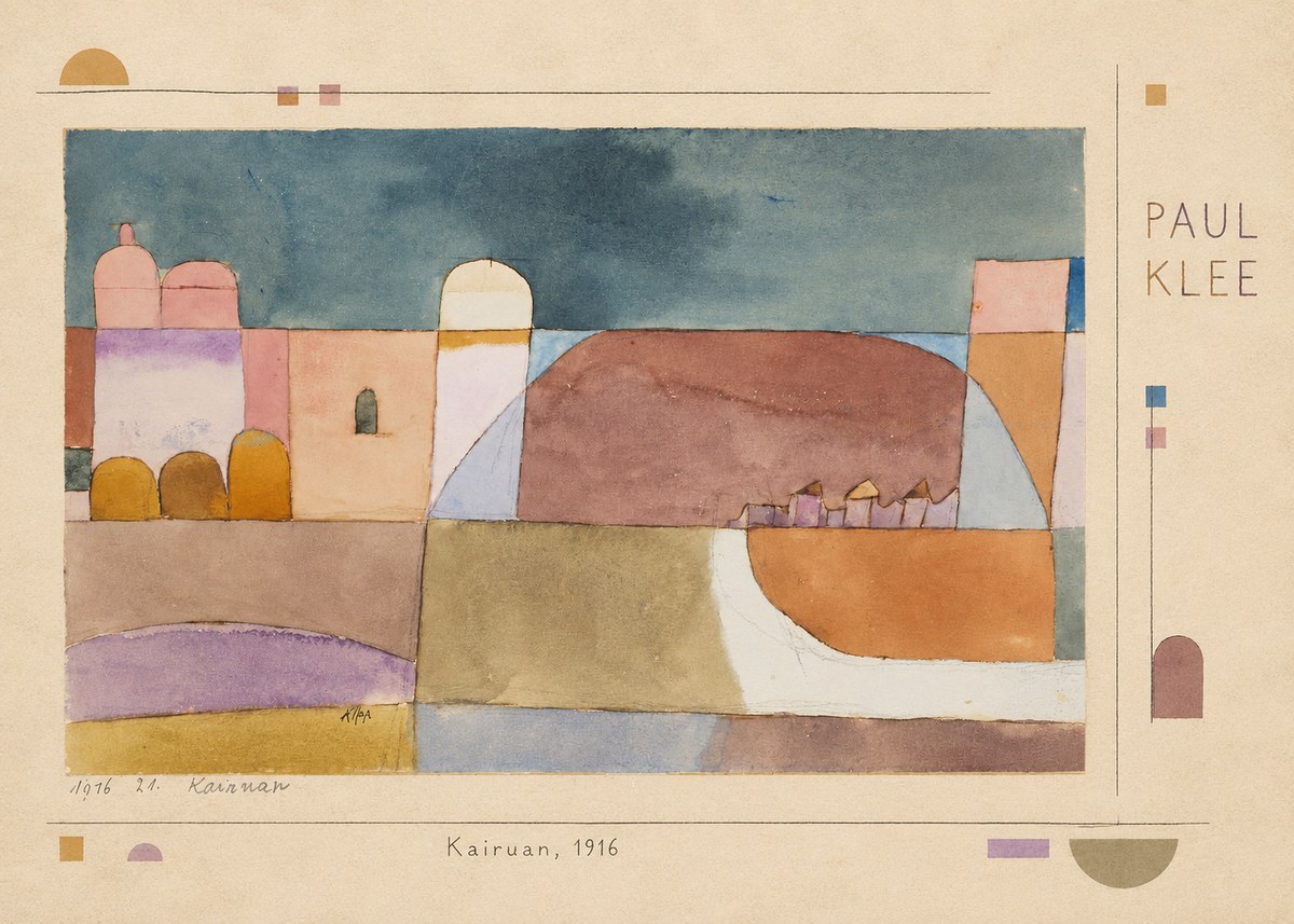 Paul Klee Kairuan, 1916 No4 - Poszter