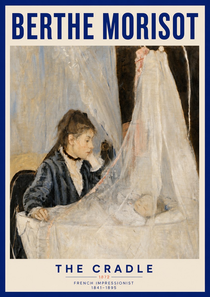 Berthe Morisot The Cradle No5 - Poszter