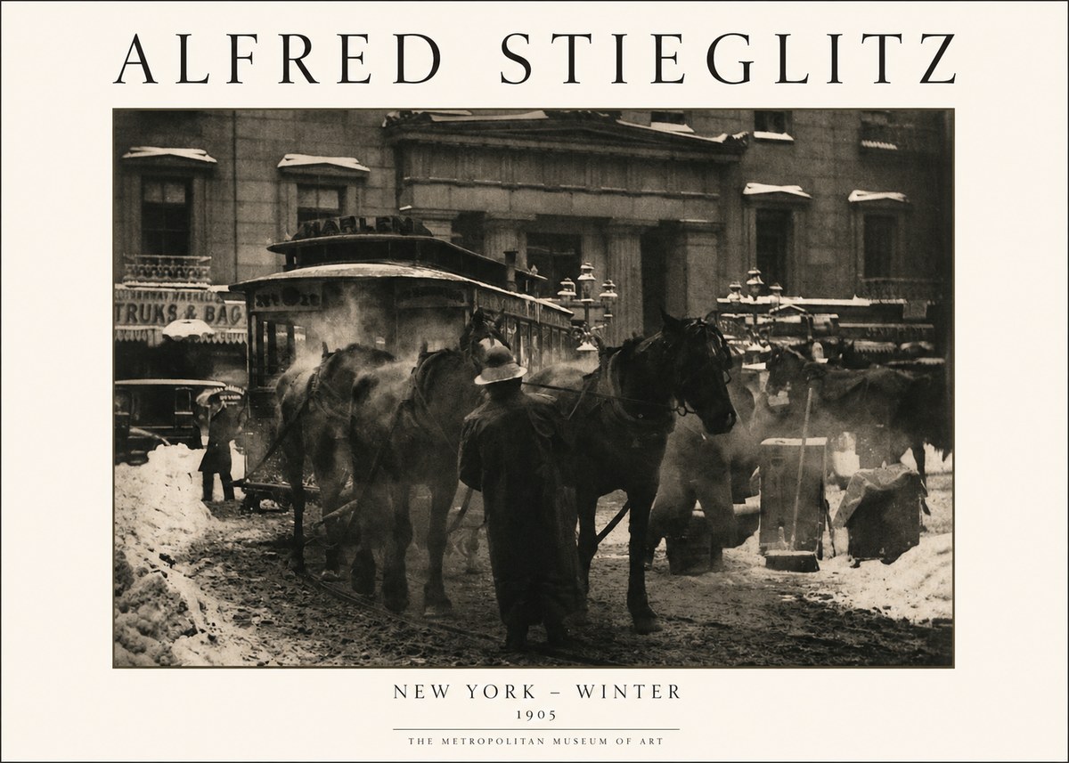 Alfred Stieglitz New York - Winter No1 - Poszter