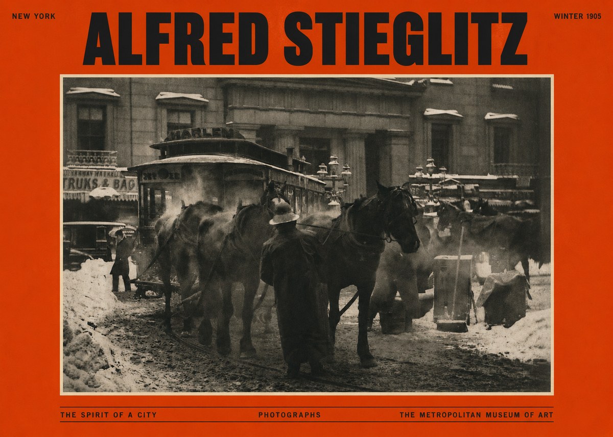 Alfred Stieglitz New York - Winter No2 - Poszter
