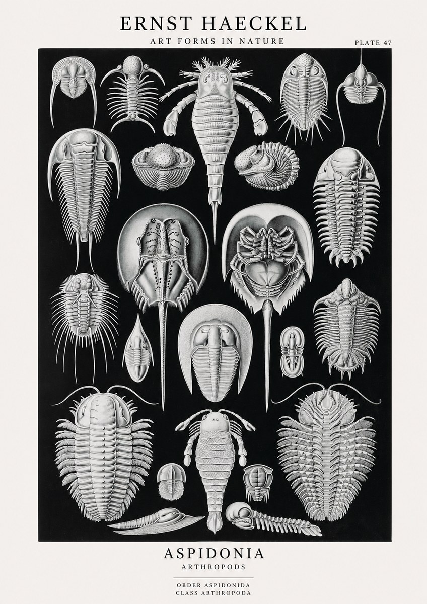 Ernst Haeckel Aspidonia No1 - Poszter