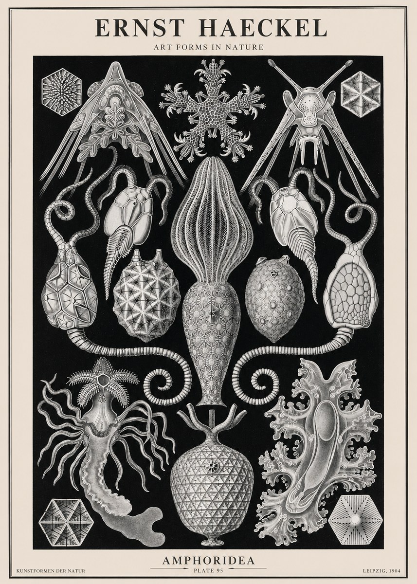 Ernst Haeckel Amphoridea No2 - Poszter