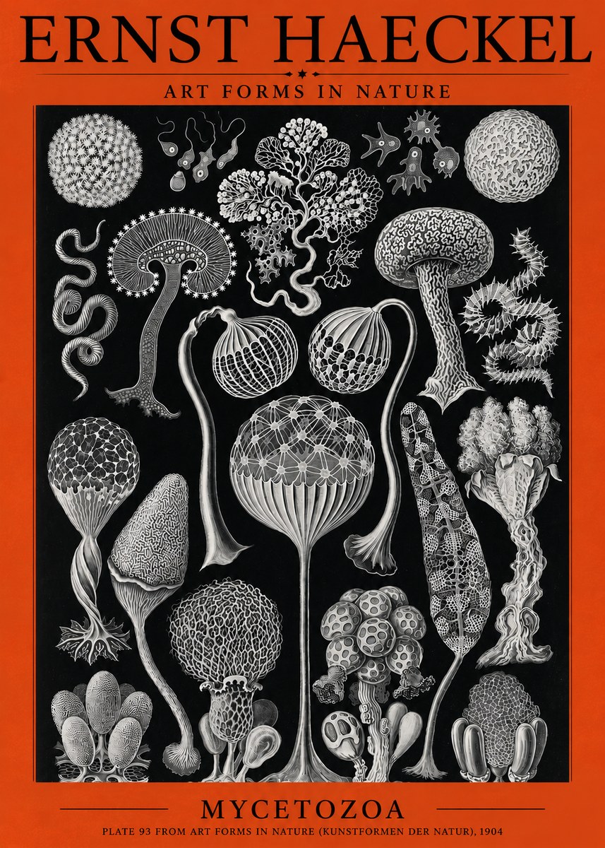 Ernst Haeckel Mycetozoa No3 - Poszter