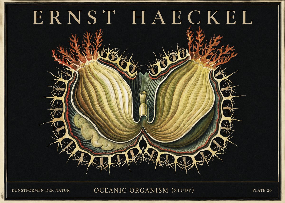 Ernst Haeckel Nature's Architecture No4 - Poszter