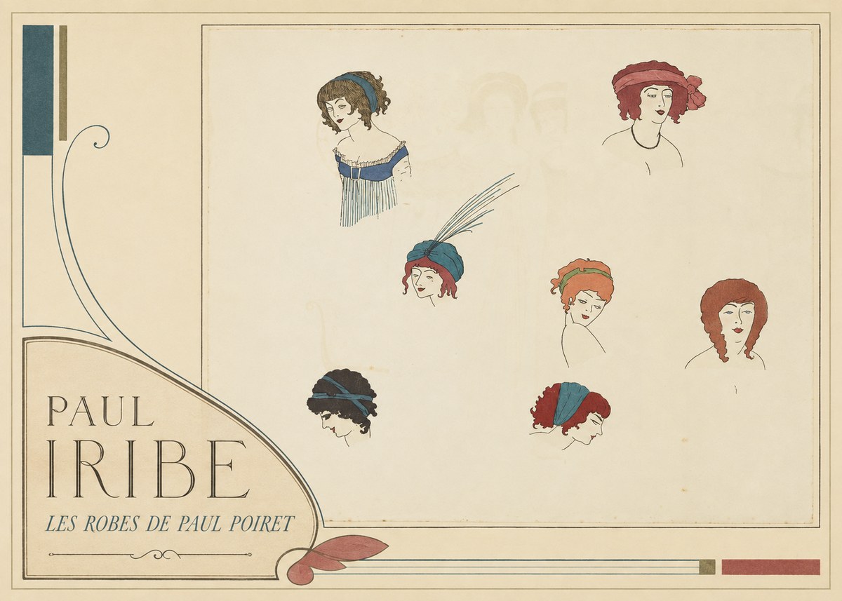 Paul Iribe Les Robes De Paul Poiret No3 - Poszter