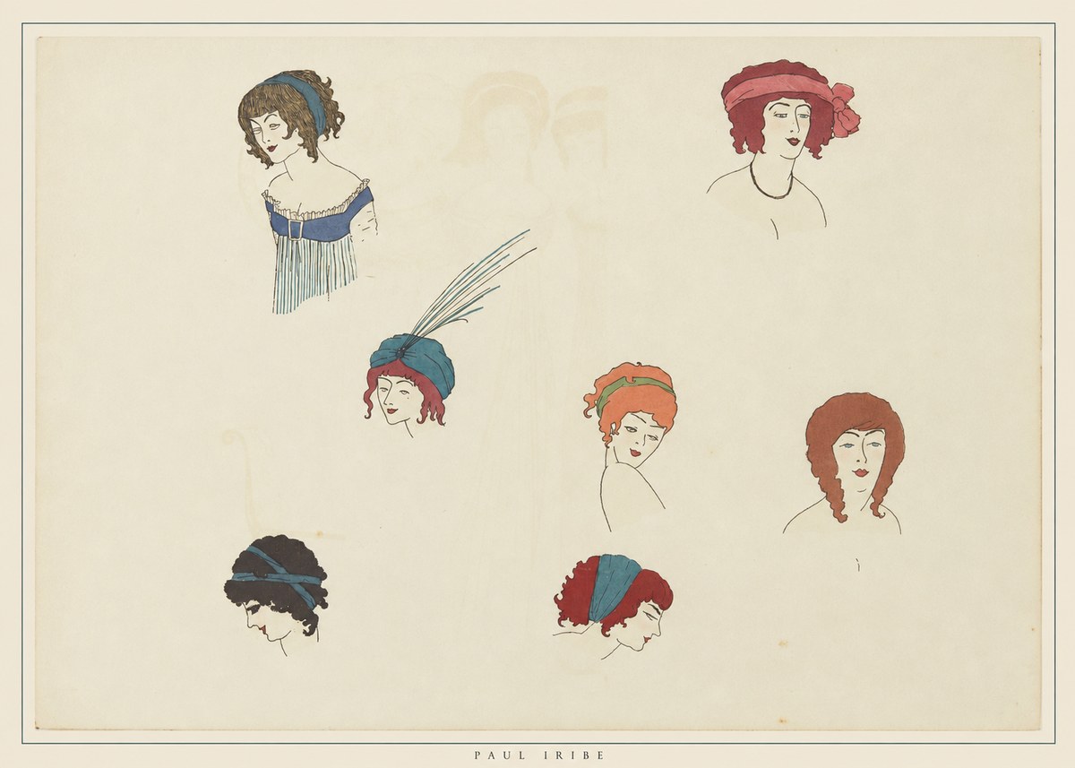 Paul Iribe Les Robes De Paul Poiret No4 - Poszter