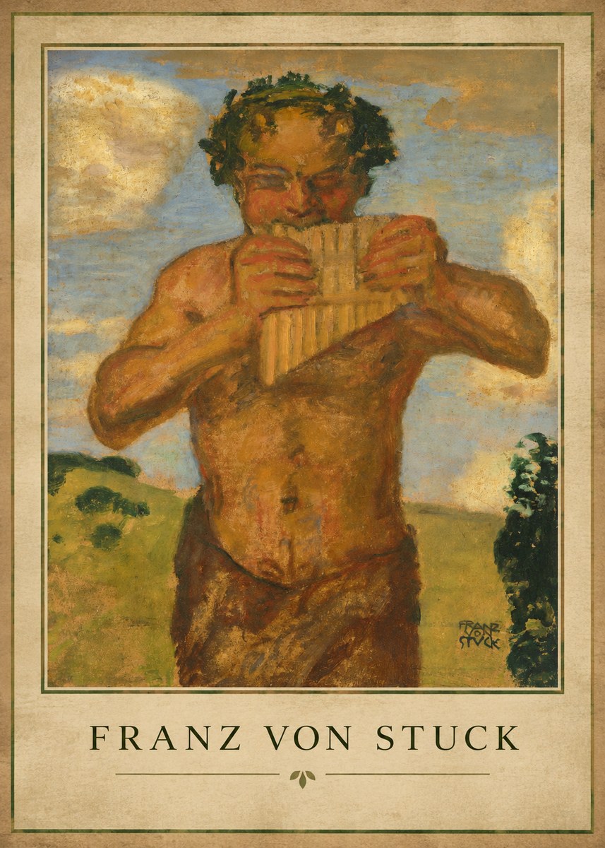 Franz von Stuck Faun No1 - Poszter