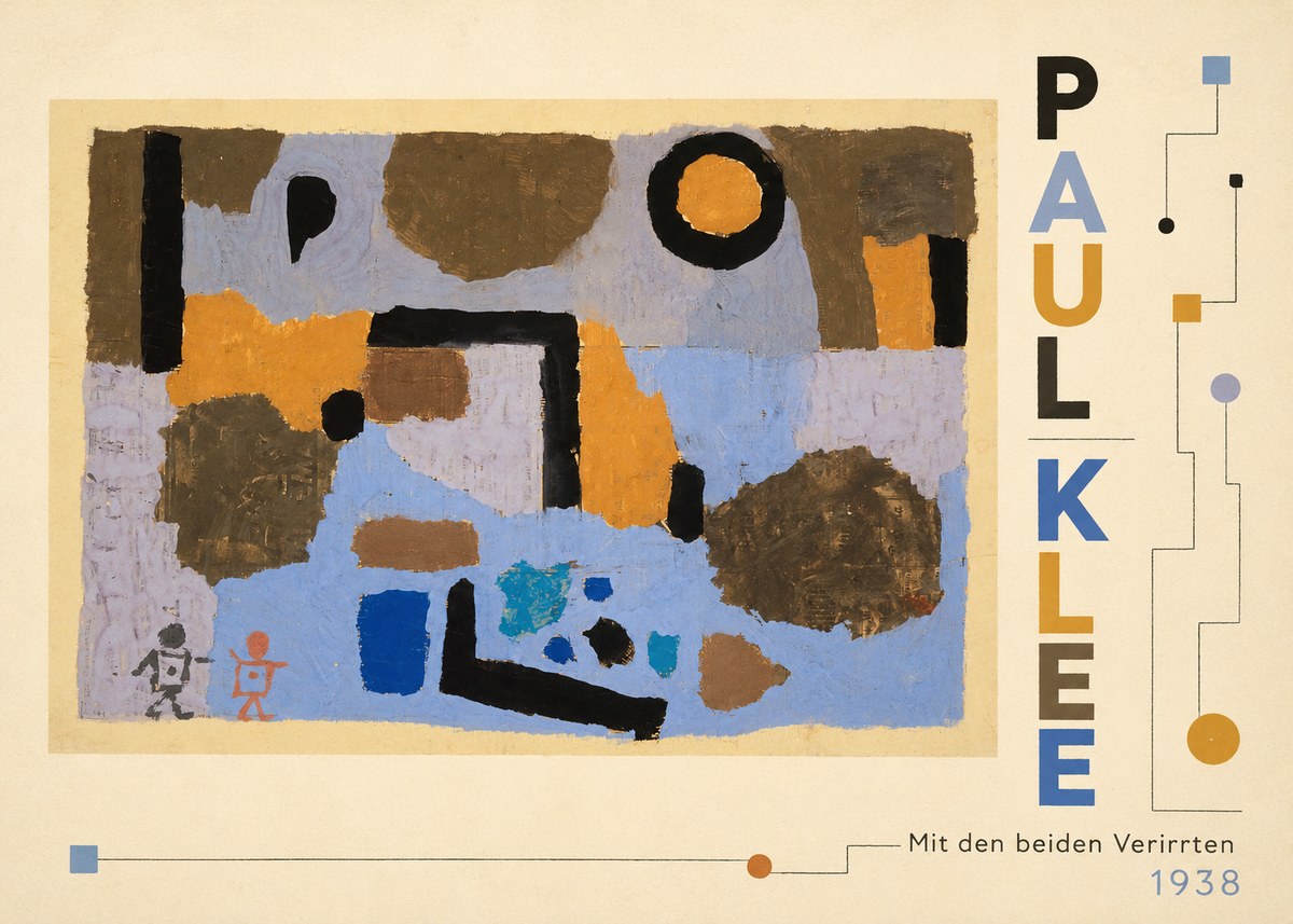Paul Klee Mit Den Beiden Verirrten No3 - Poszter