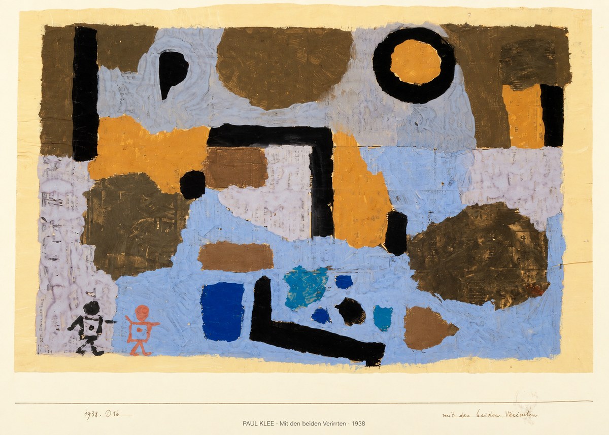 Paul Klee Mit Den Beiden Verirrten No5 - Poszter
