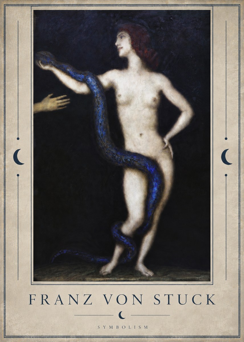 Franz von Stuck Sin No3 - Poszter