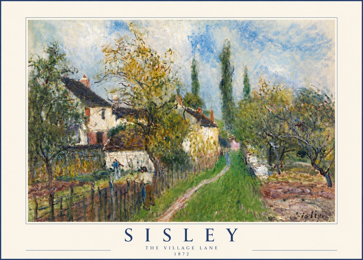Sisley The Village Lane No4 - Poszter