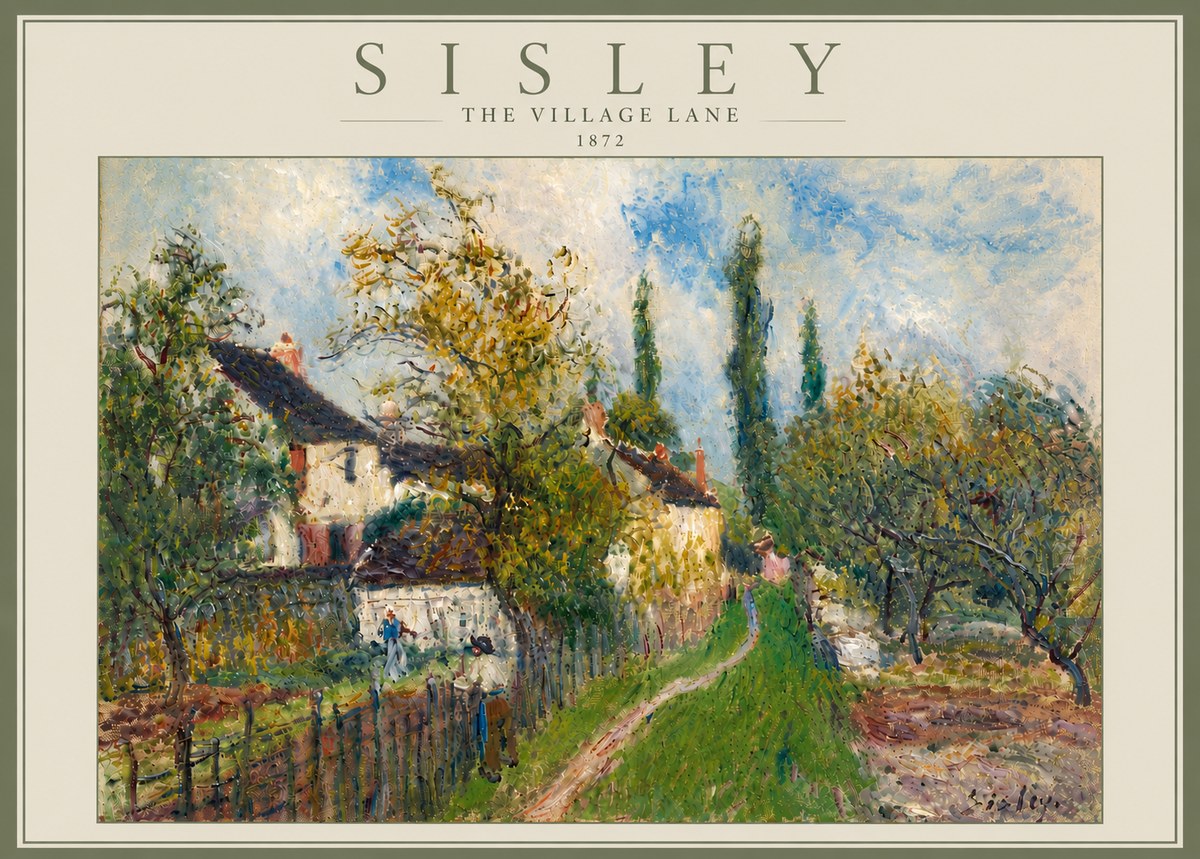 Sisley The Village Lane No6 - Poszter