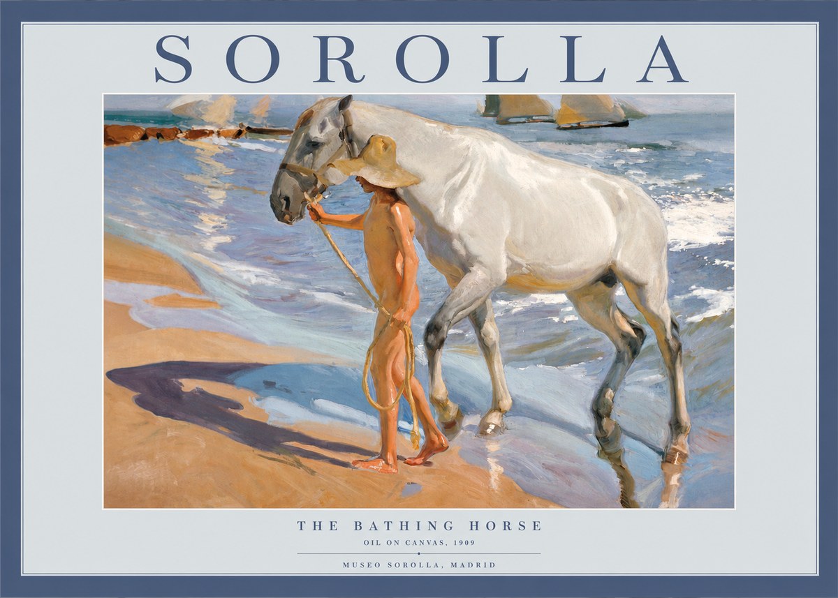 Sorolla The Bathing Horse No2 - Poszter