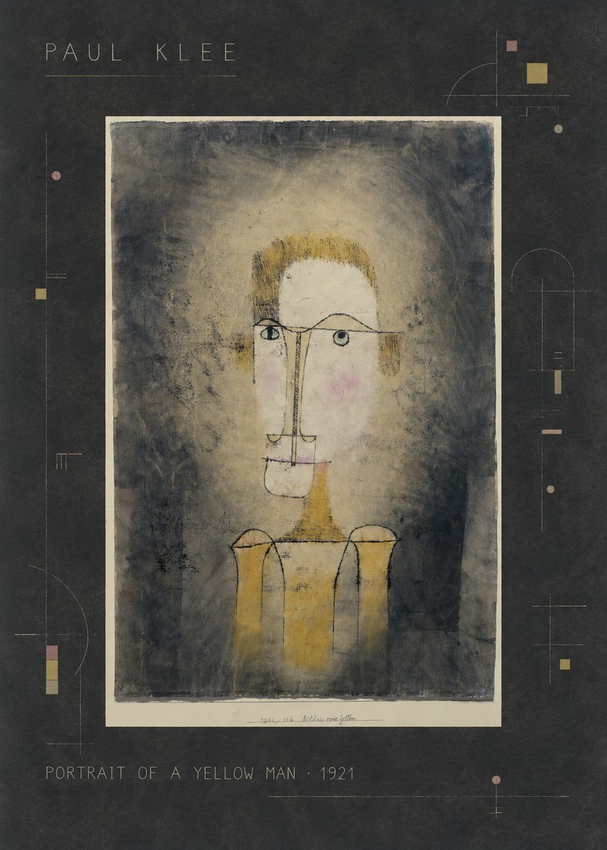 Paul Klee Portrait of a Yellow Man No2 - Poszter