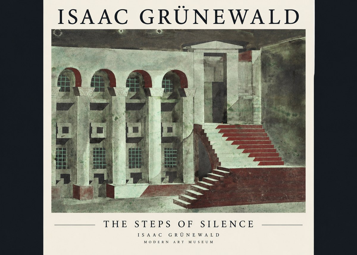 Isaac Grünewald The Steps of Silence No1 - Poszter