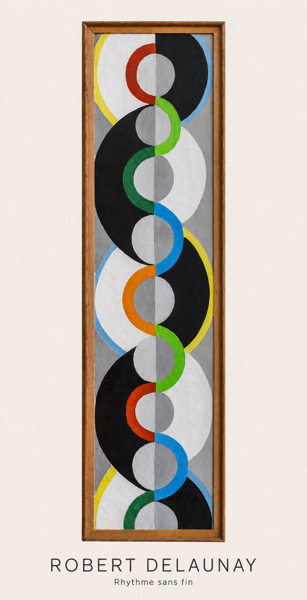 Robert Delaunay Rythme Sans Fin II No6 - Poszter