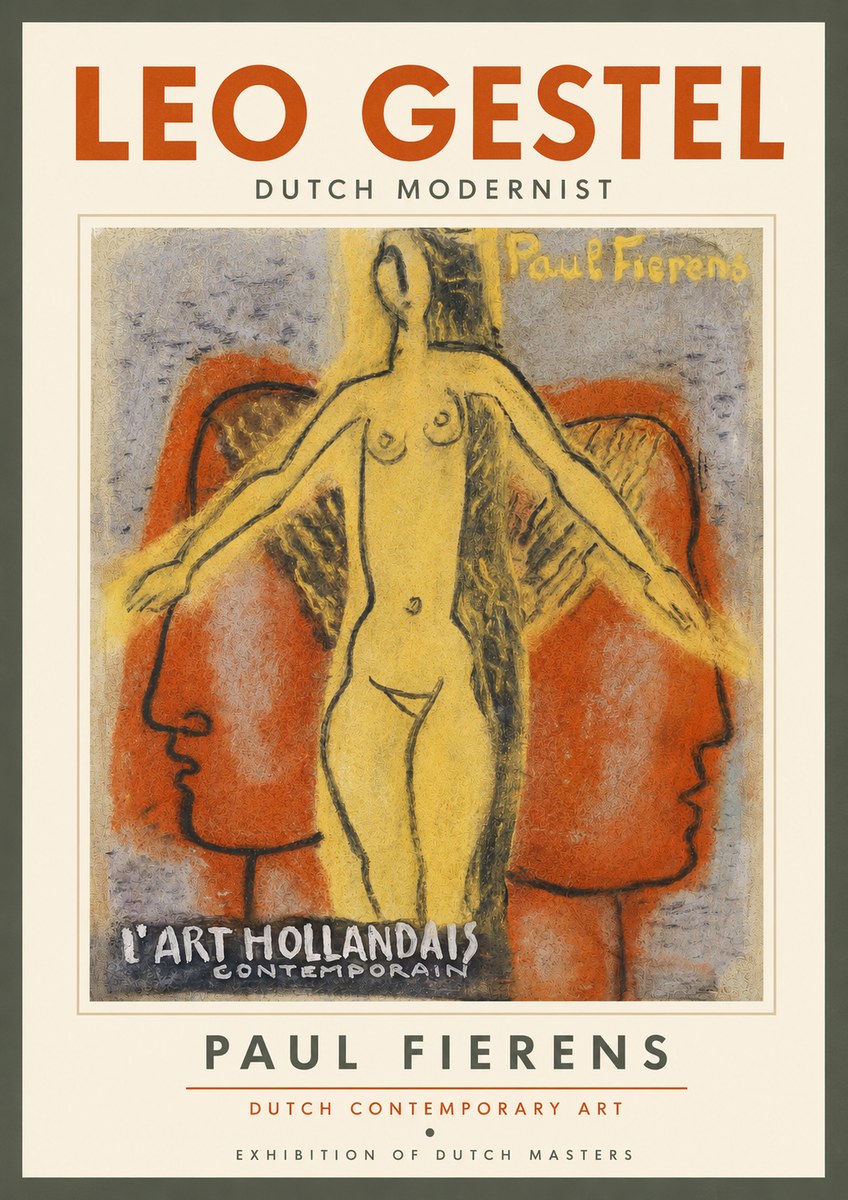 Leo Gestel L'art Hollandais Contemporain I No3 - Poszter