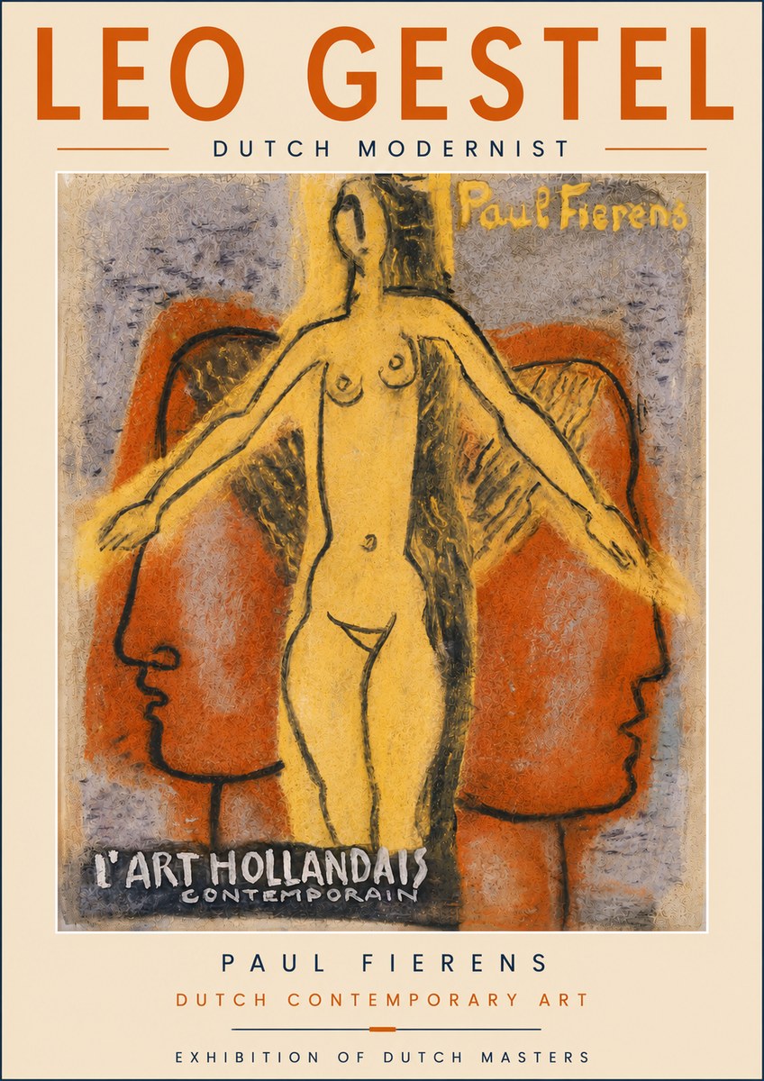 Leo Gestel L'art Hollandais Contemporain I No5 - Poszter