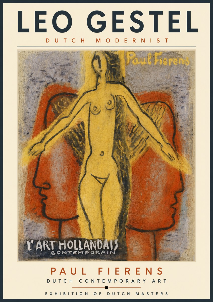 Leo Gestel L'art Hollandais Contemporain I No6 - Poszter