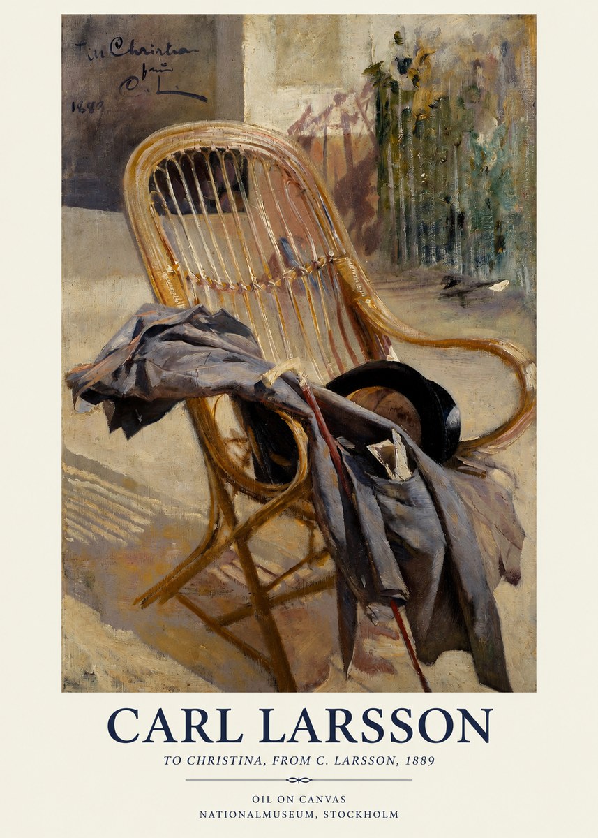 Carl Larsson To Christina, from C. Larsson, 1889 No1 - Poszter
