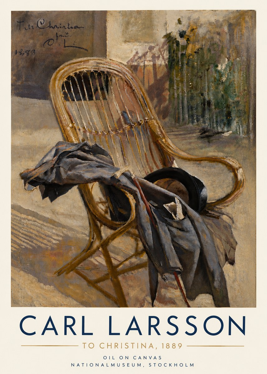 Carl Larsson To Christina, from C. Larsson, 1889 No6 - Poszter