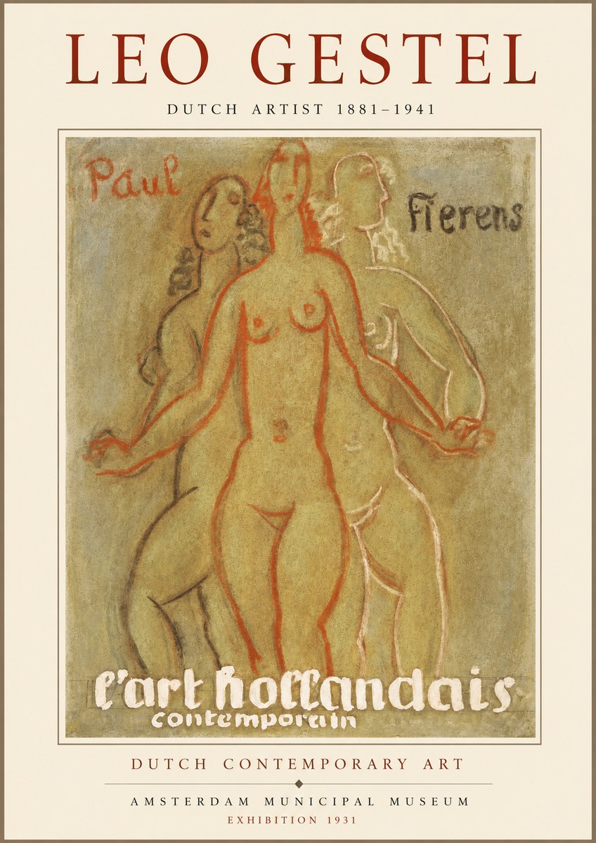 Leo Gestel L'art Hollandais Contemporain II No1 - Poszter