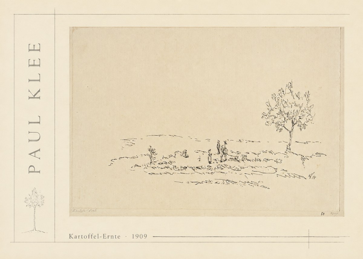 Paul Klee Kartoffel-ernte No2 - Poszter