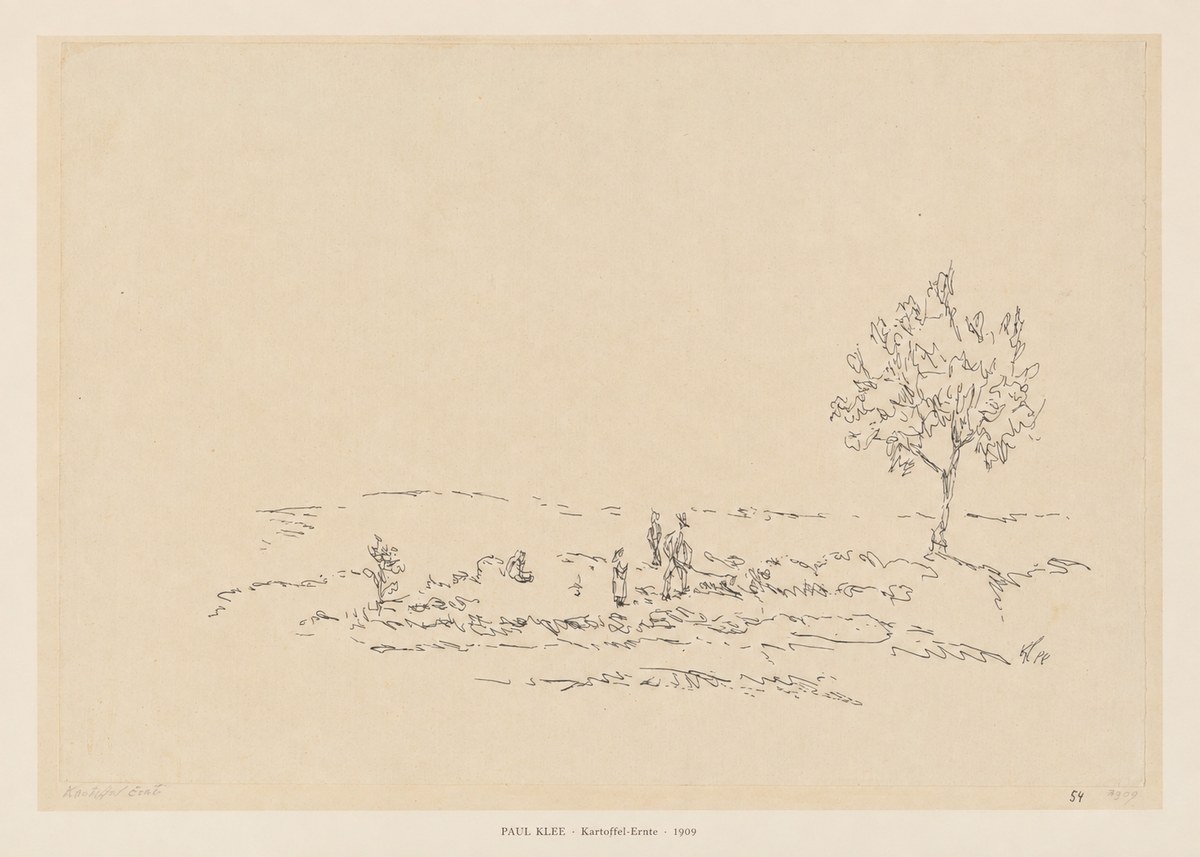 Paul Klee Kartoffel-ernte No4 - Poszter