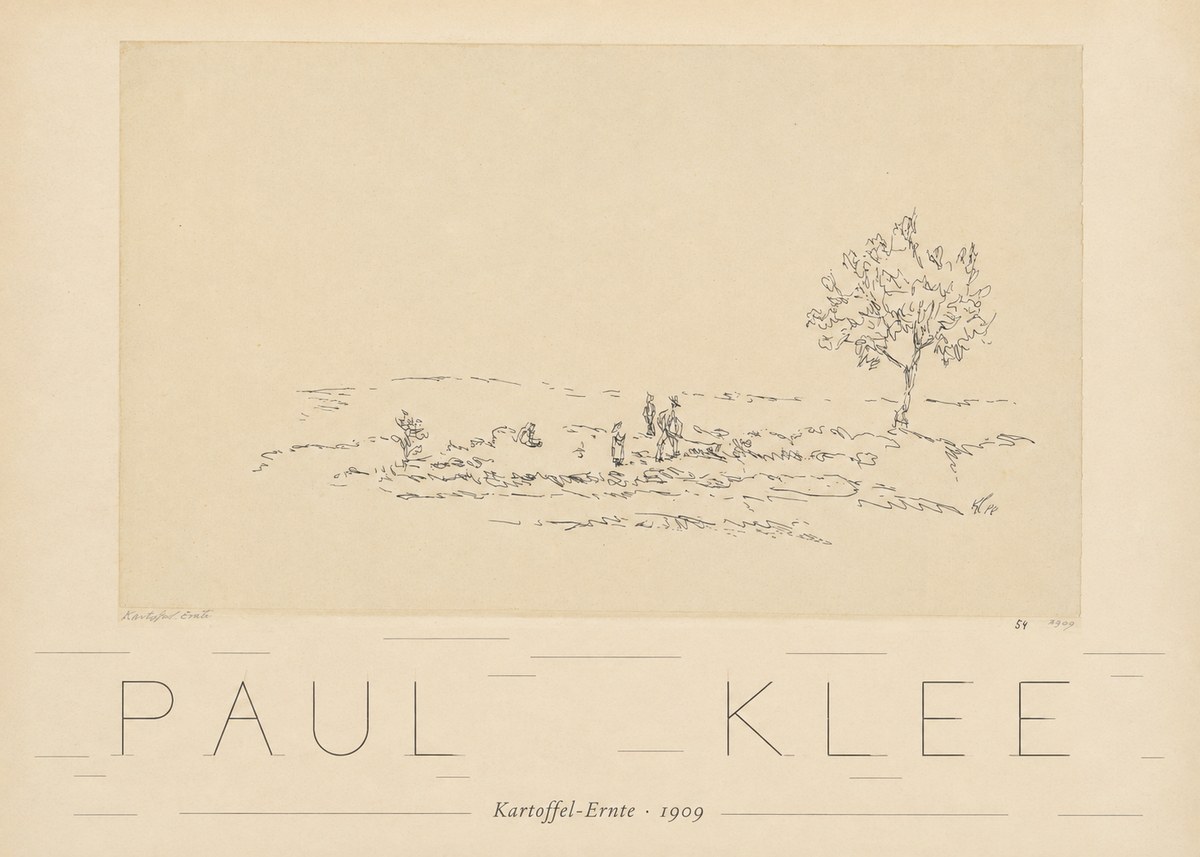Paul Klee Kartoffel-ernte No6 - Poszter