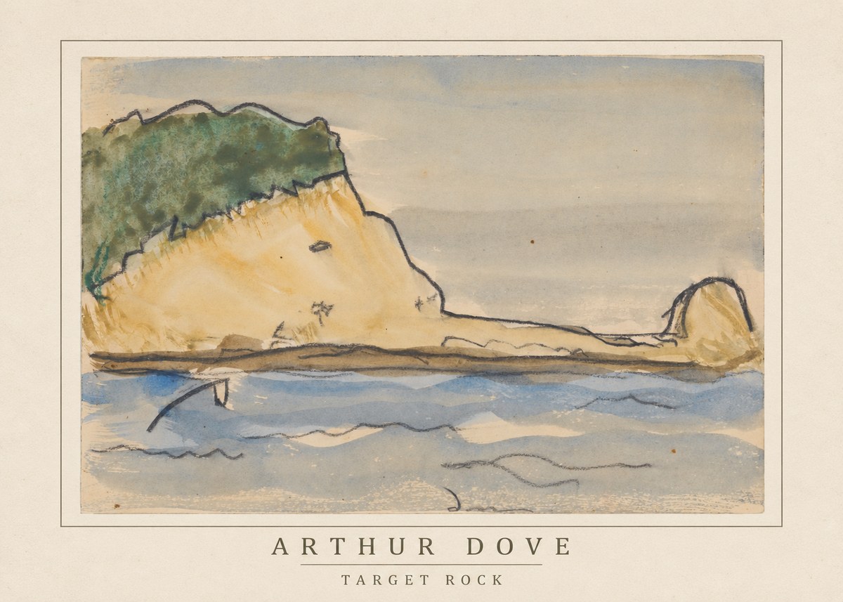 Arthur Dove Target Rock No4 - Poszter