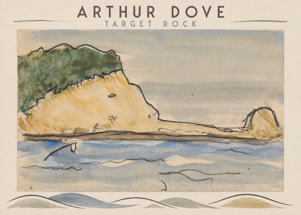 Arthur Dove Target Rock No6 - Poszter