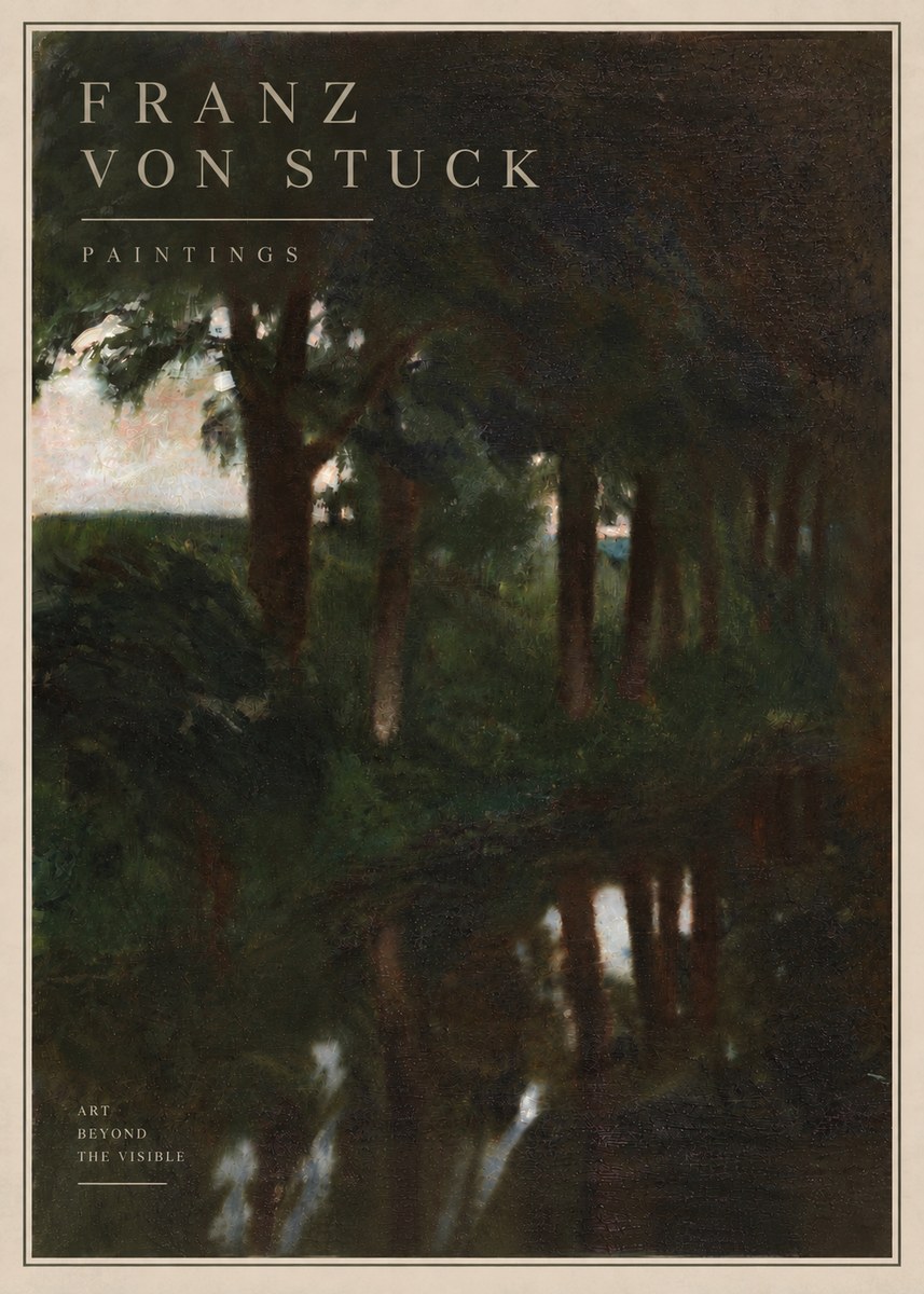 Franz von Stuck Woodland Reflections No6 - Poszter