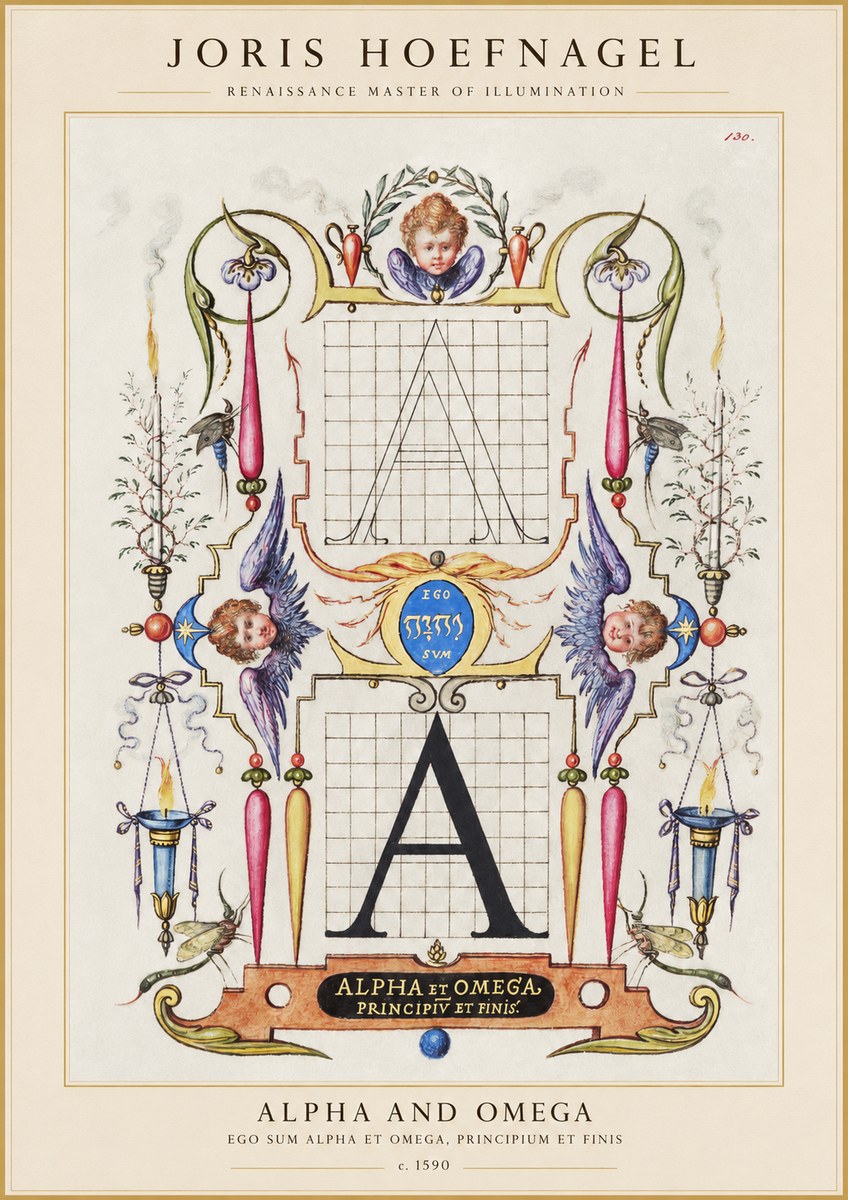Joris Hoefnagel Alpha and Omega No1 - Poszter