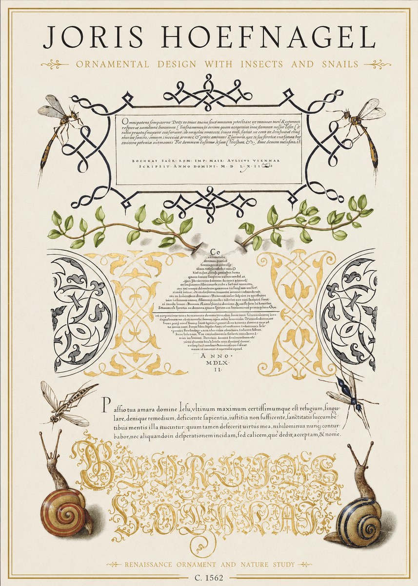 Joris Hoefnagel Memento Mori No2 - Poszter