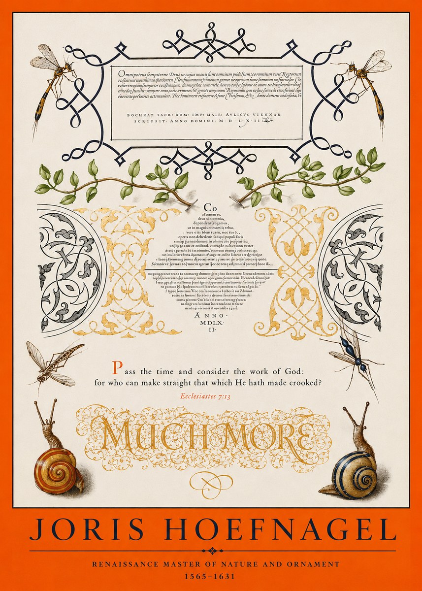 Joris Hoefnagel Memento Mori No4 - Poszter