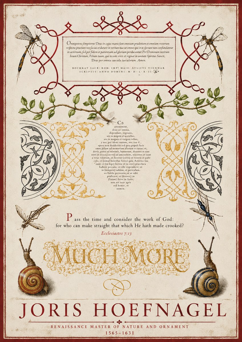 Joris Hoefnagel Memento Mori No6 - Poszter