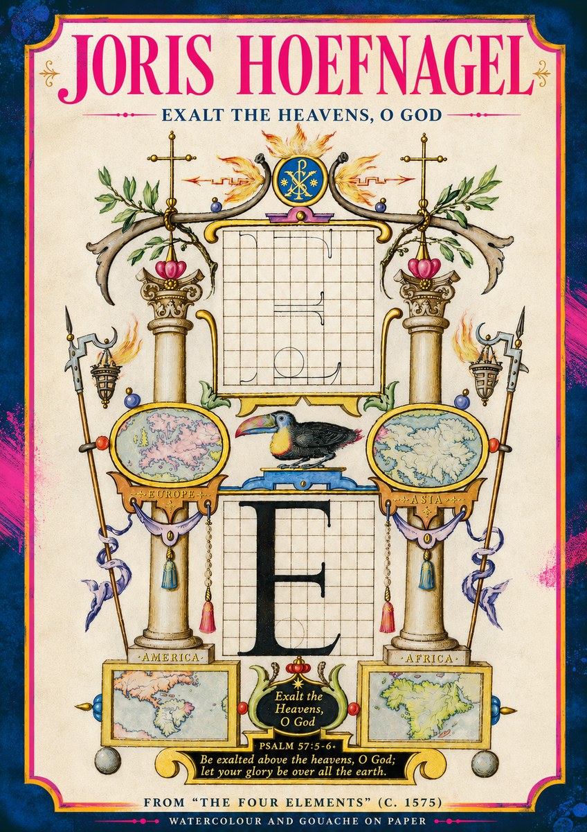 Joris Hoefnagel Exalt the Heavens, O God No4 - Poszter