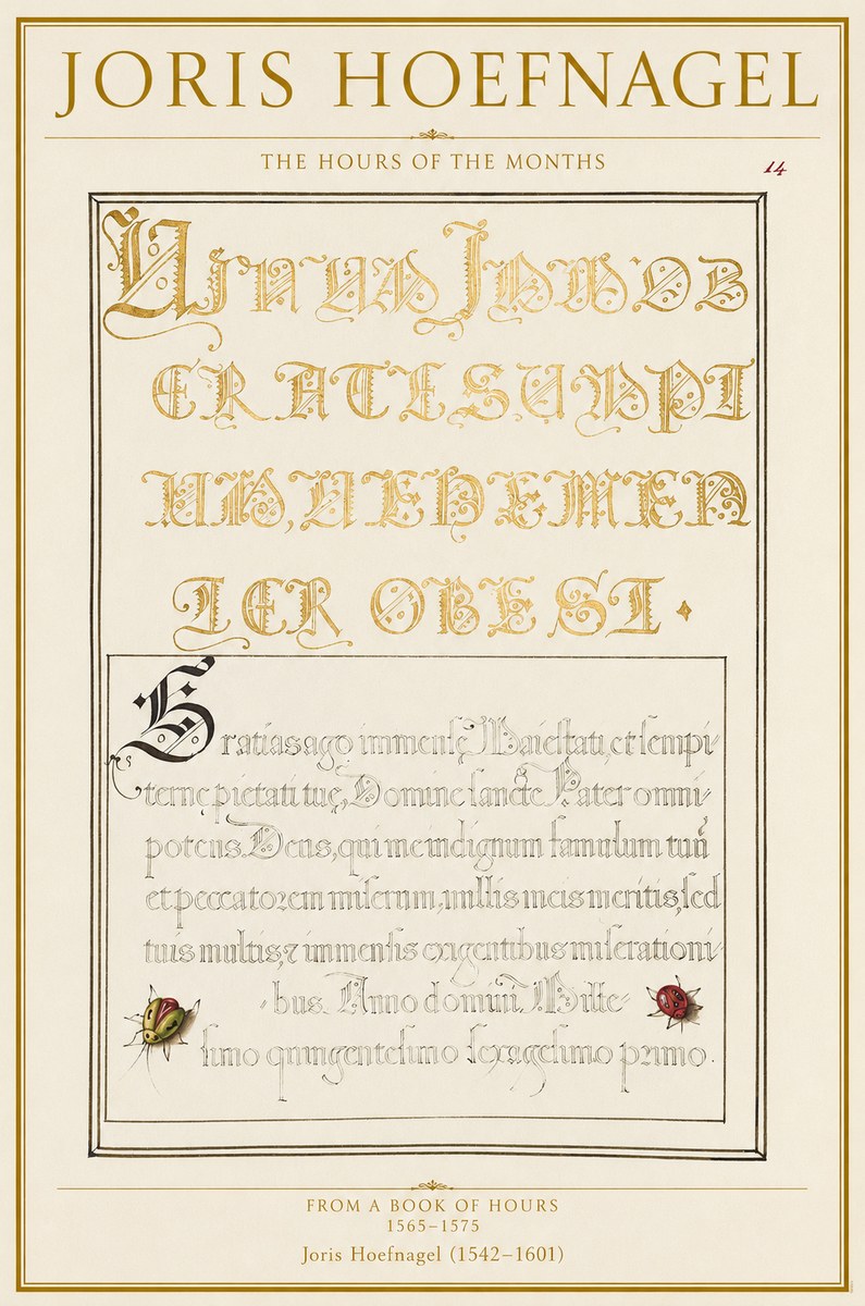 Joris Hoefnagel Gratias Tibi Agimus No1 - Poszter