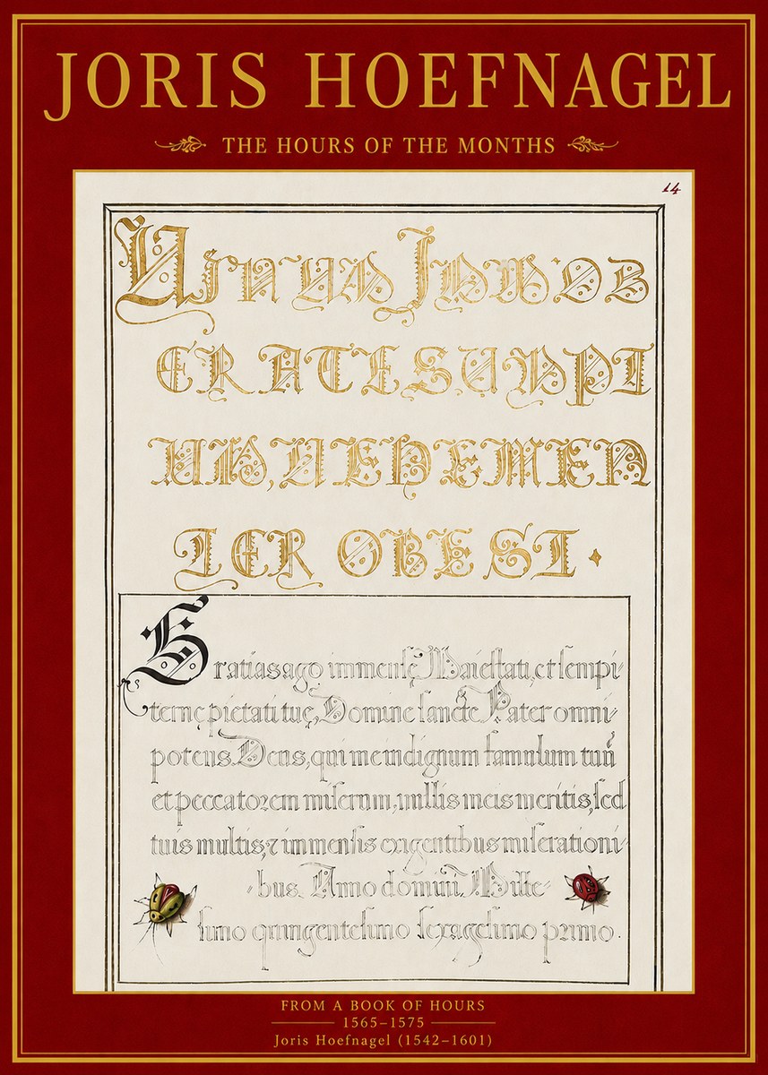 Joris Hoefnagel Gratias Tibi Agimus No4 - Poszter