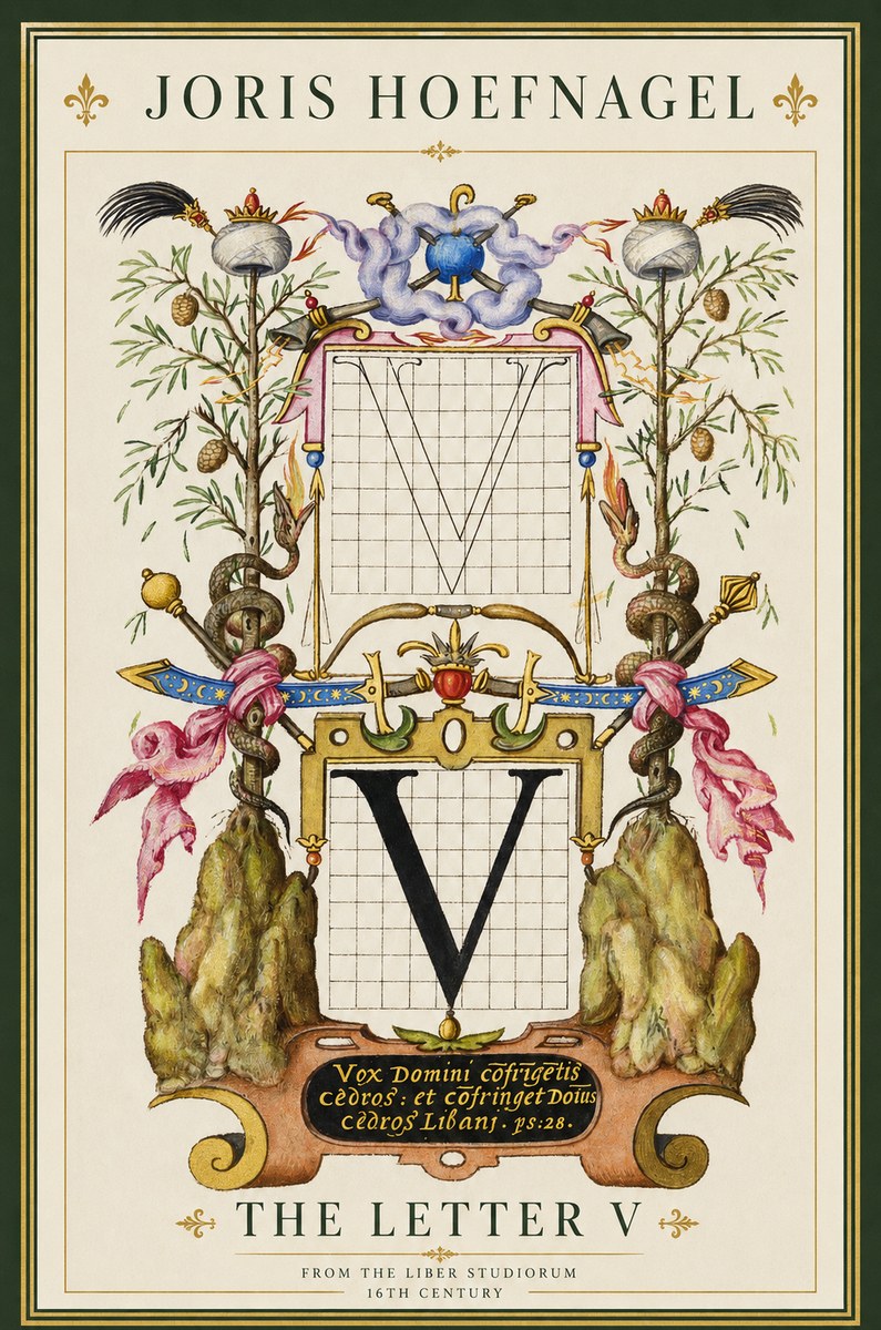 Joris Hoefnagel The Letter V No2 - Poszter